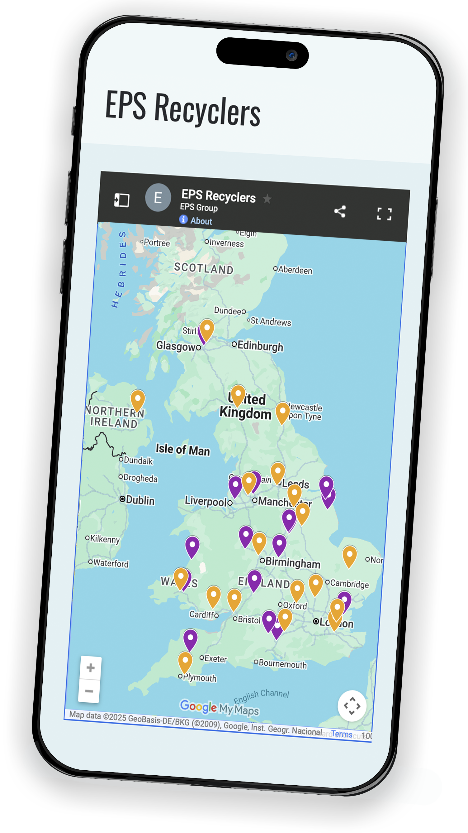 EPS Recyclers Map launched